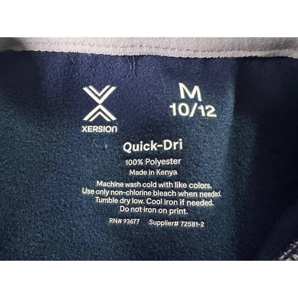 Xersion Active Mode‎ Pullover Hoodie Quick-Dri Kids Blue Sweatshirt Size Medium